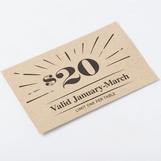 Bonus Card Envelope [x100]