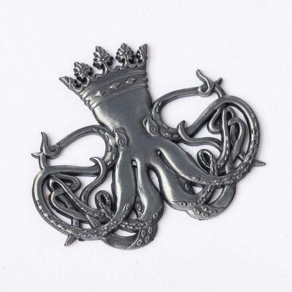 Pin (Pewter Octopus)